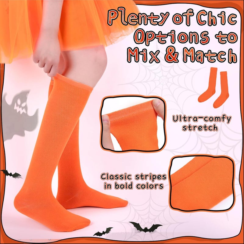 Lainlight Store Knee High Socks for Women Casual Tube Knee Socks Elasticity Long Stockings Halloween Accessories - Image 2